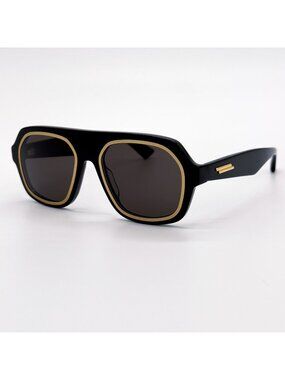 NEW BOTTEGA VENETA SUNGLASSES BV1217S 001 WOMEN BLACK EYEWEAR